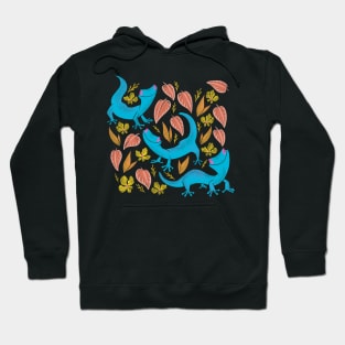 Blue Leopard Geckos Hoodie